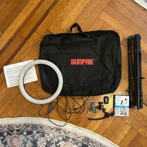 Sunpak 12” Bicolor LED Ring Light Kit